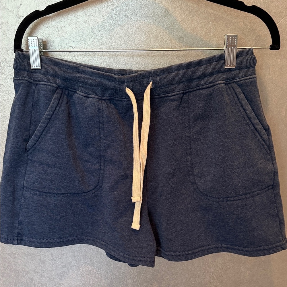 Thread & Supply Navy Blue Drawstring Lounge Shorts